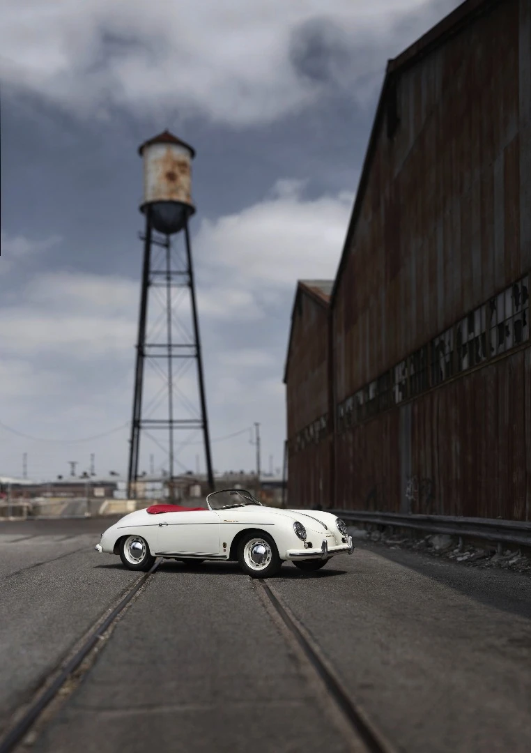 The 1956 Porsche 356 A 1600 Speedster by Reutter sold for $330,000
