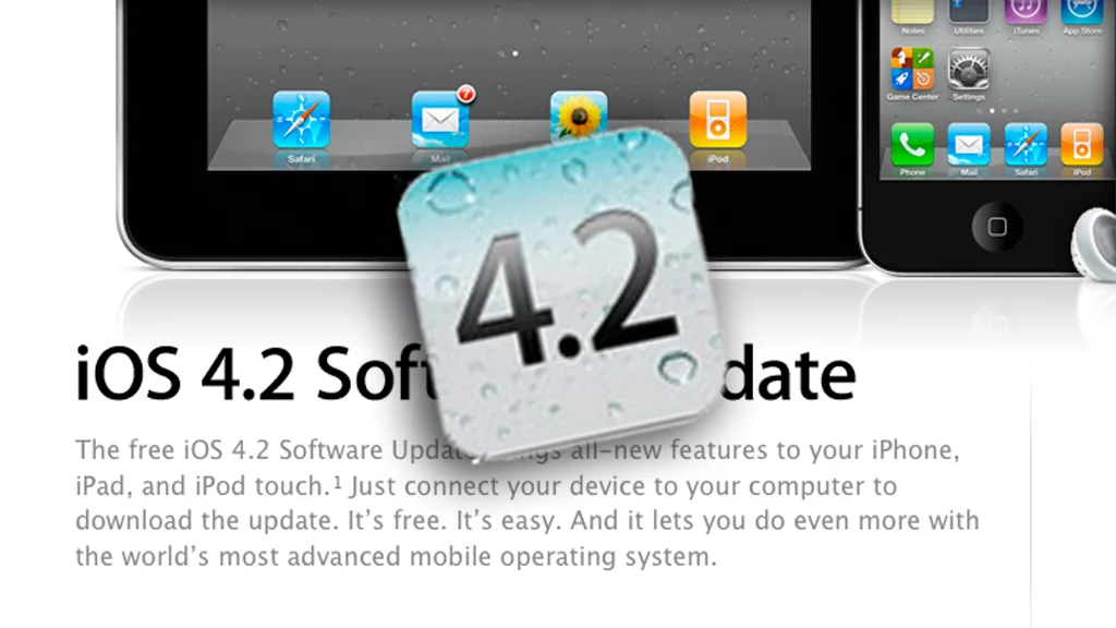Apple has released iOS 4.2 for its mobile devices