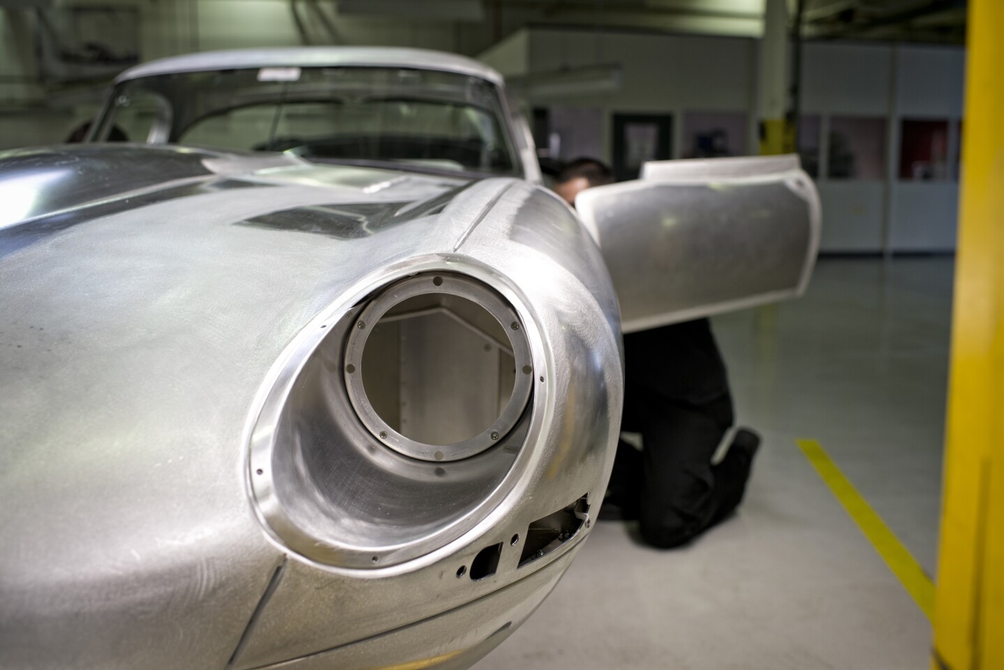 Jaguar is working on building six new Lightweight E-types to the exact specifications of the originals