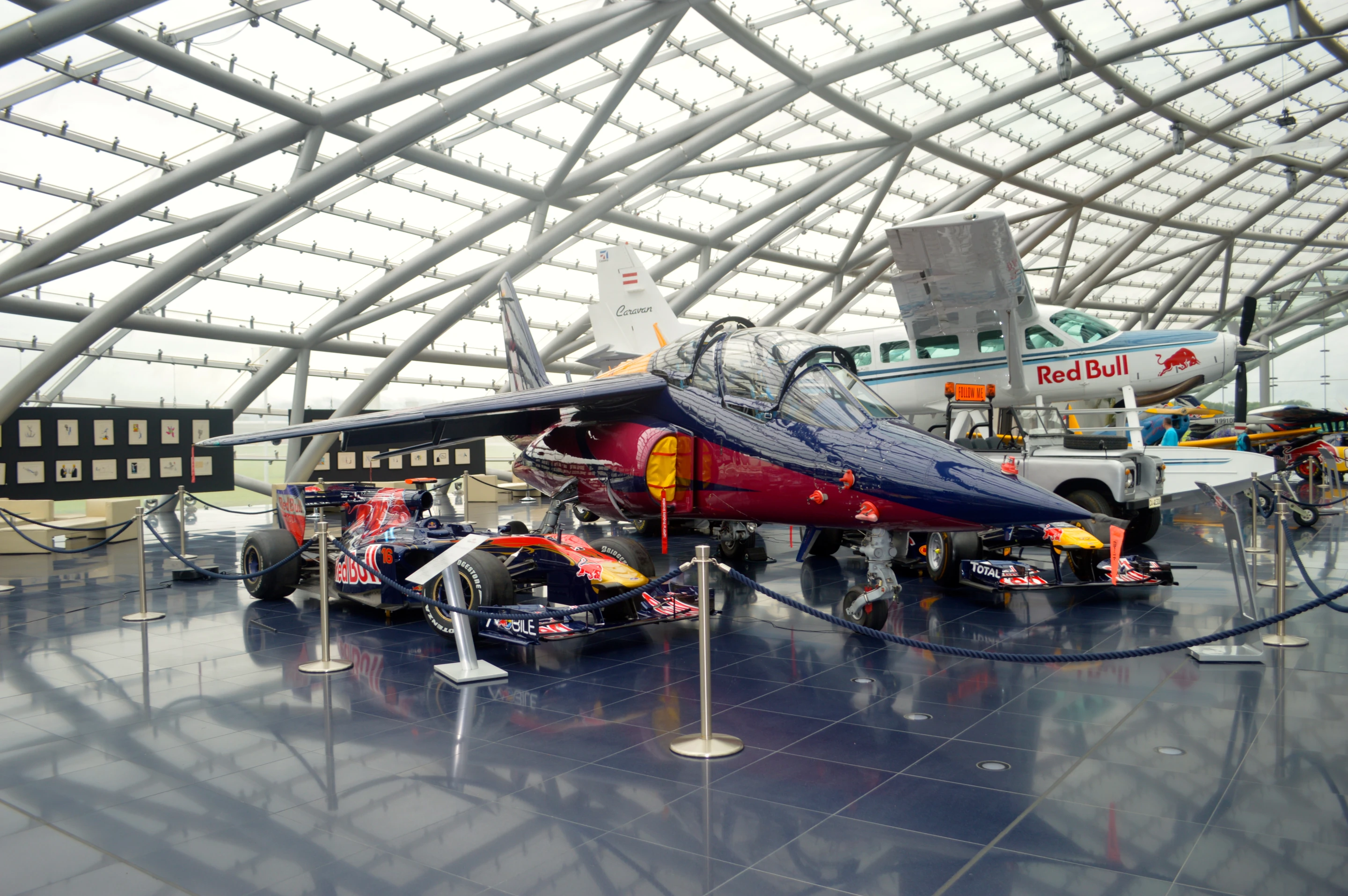 There are four demilitarized Alpha Jets in the Flying Bulls fleet