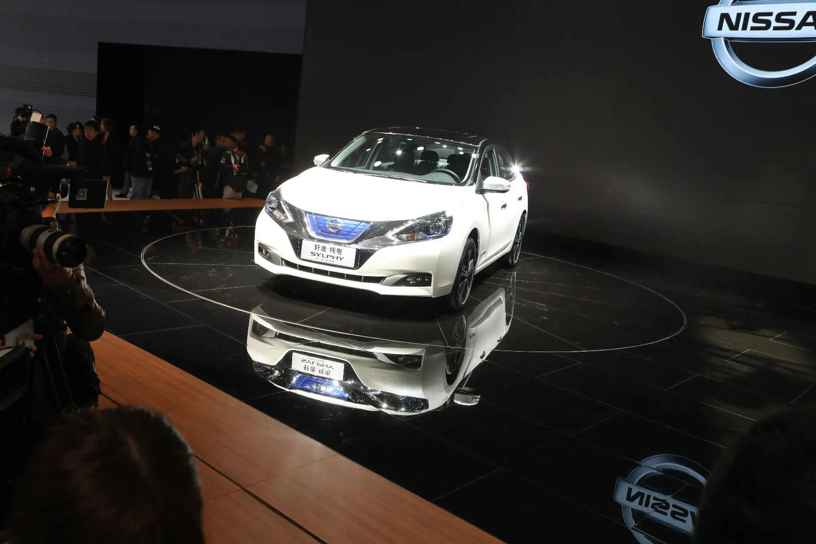The Nissan Sylphy Zero Emission production-ready car will be in showrooms in China later this year