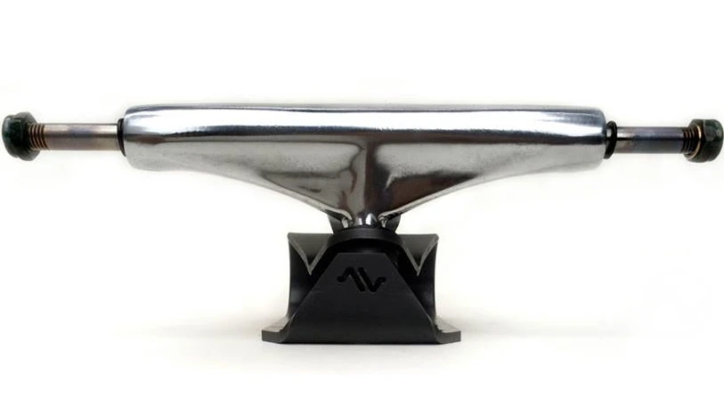The Avenue Trucks body is able to pivot relative to its baseplate and unlike traditional trucks, it features a "floating" pivot point that reportedly results in smoother turns and more control