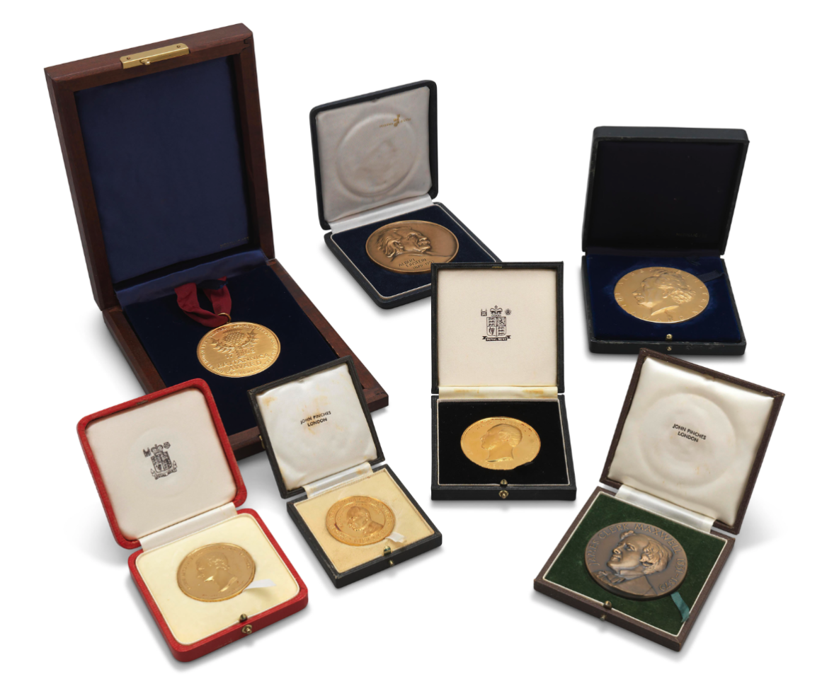 $389,113 | A collection of medals and awards to Stephen Hawking | Auction House: Christie's | Sale price: £296,750 | Official Estimate: £10,000 to £15,000 | Date of sale: November 8, 2018