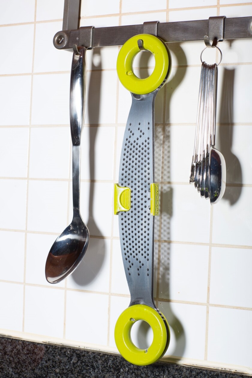 The Rmdlo can be folded away for easy storage in a draw or hung on the wall