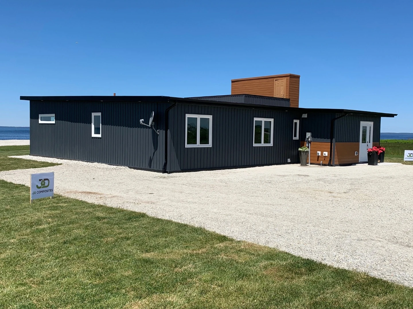 The home is a great example of how recycled plastic can be put to good use