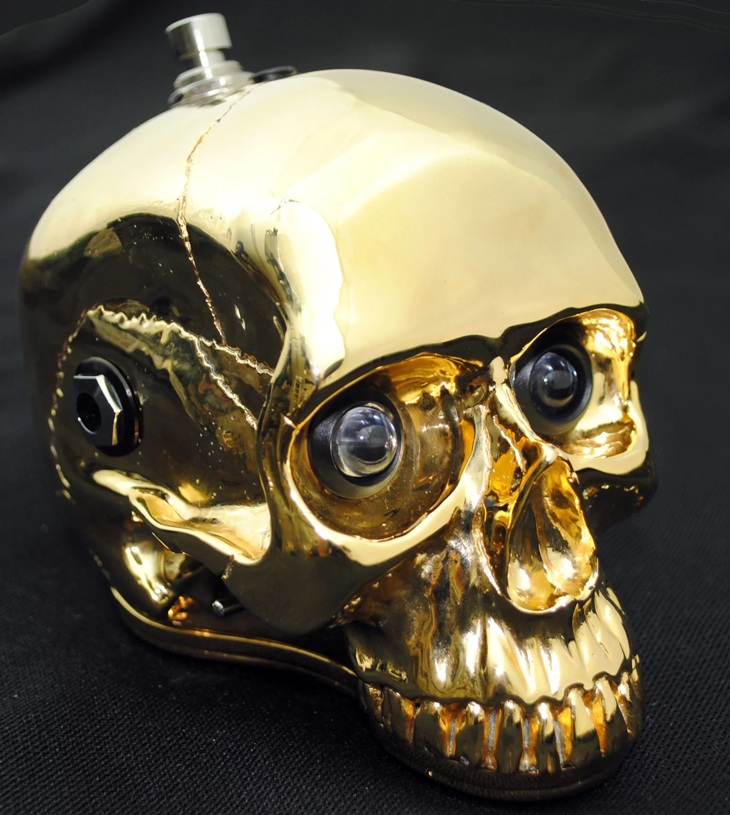 With a 24K finish, the new Skull Crusher can be used to drive a power amplifier or plugged directly into a studio board, powered speakers or a PA system