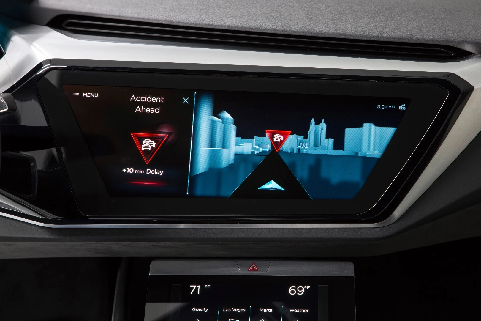 Audi shows an AMOLED-based concept interior at CES 2016