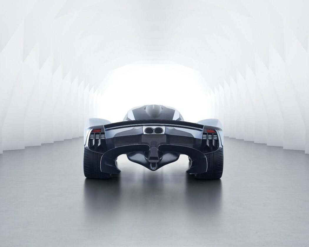 ...but the rear aspect shows just how extreme this machine is