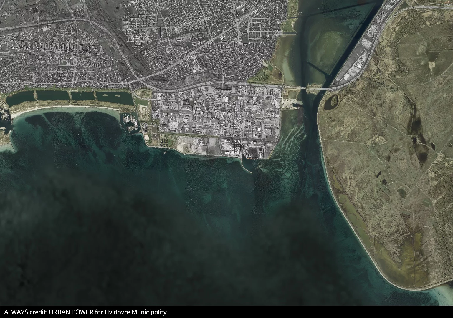 Image showing the site of Holmene as it looks now