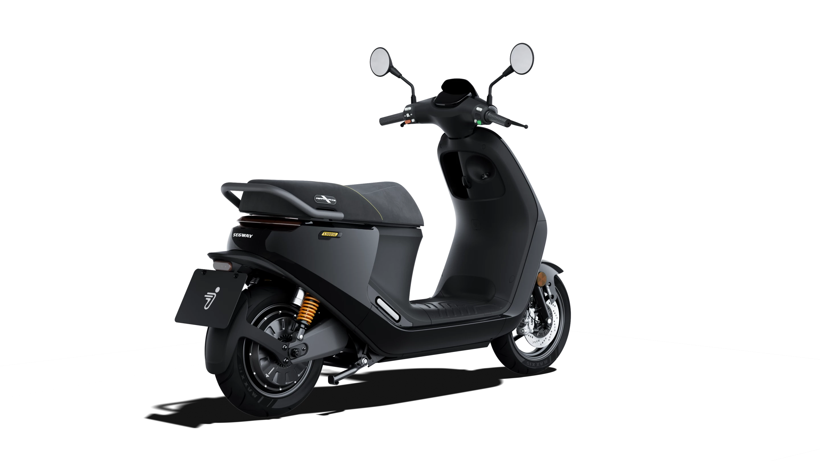 The two-person seat lifts up to reveal 34 liters of storage space