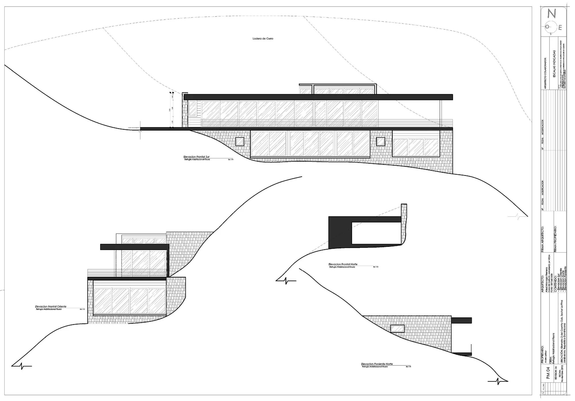 Architectural drawing of the RD House (Image: Vasho)