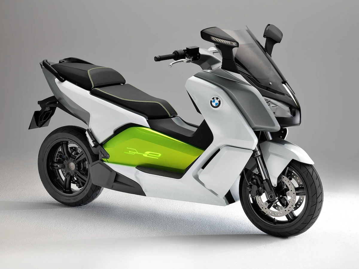The BMW C evolution side view