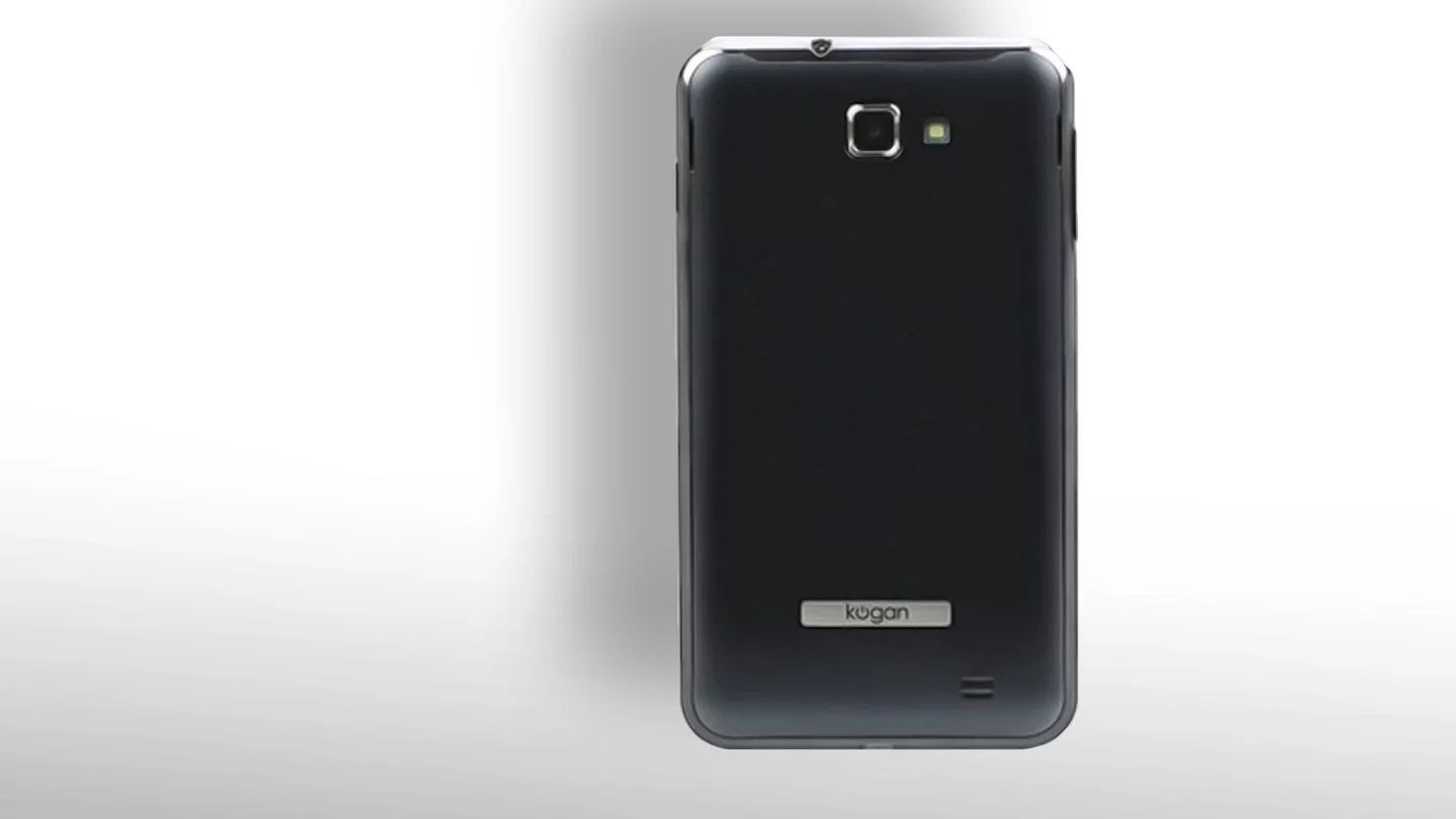 The Kogan Agora has a clean, minimal design