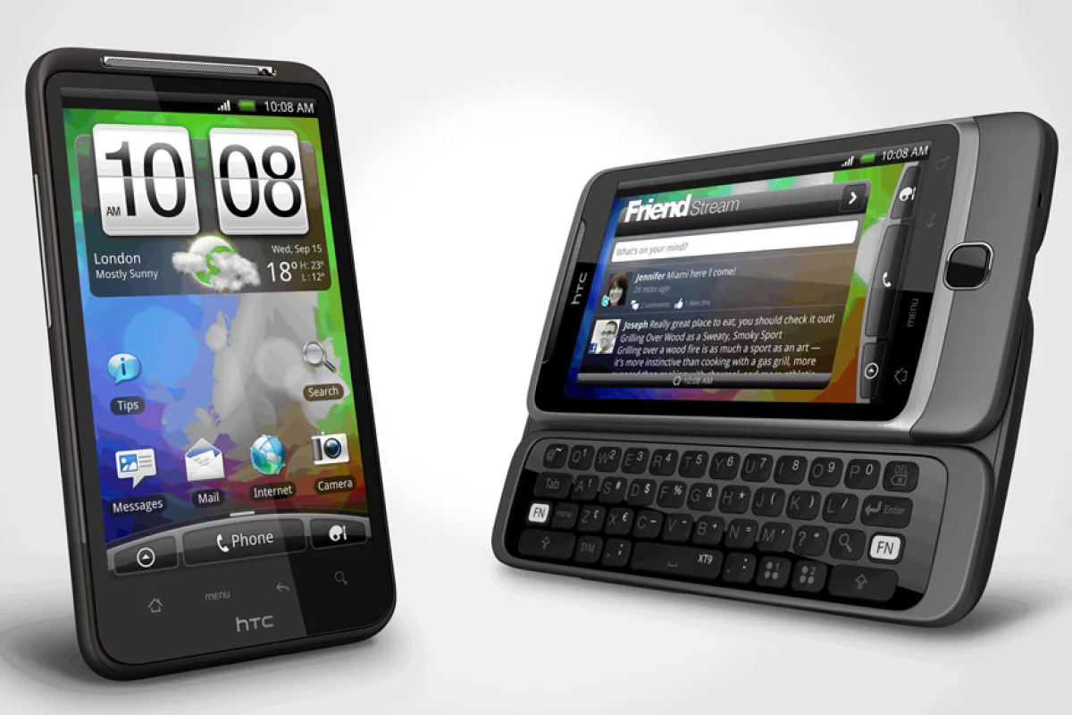 The upsized HTC Desire HD and QWERTY slider HTC Desire Z