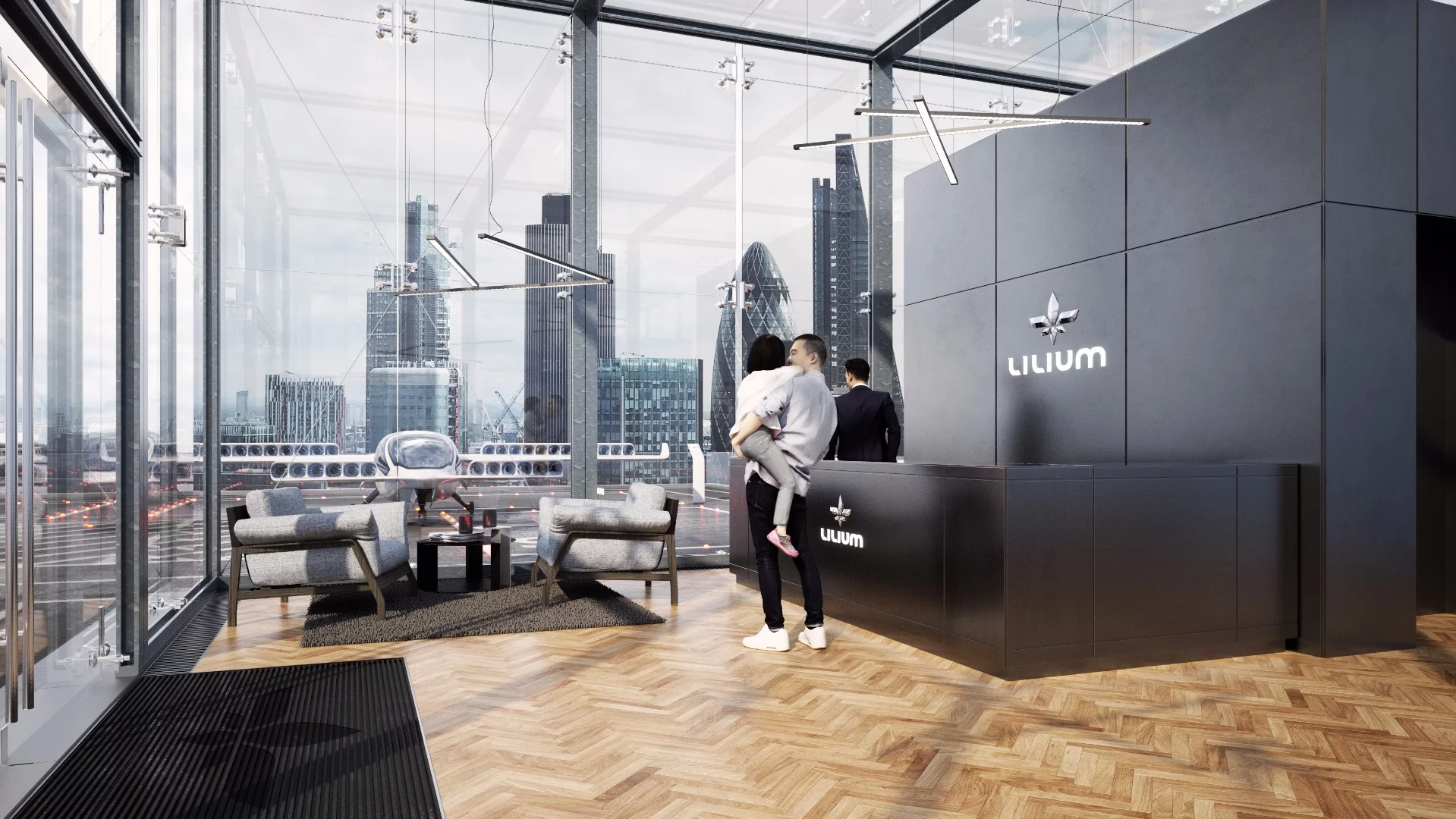 Lilium sees the new air taxi as useful for on-demand and ride-sharing services