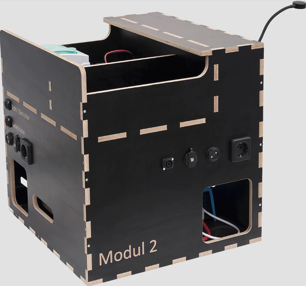 VanMe Bobo module 2: electrical box