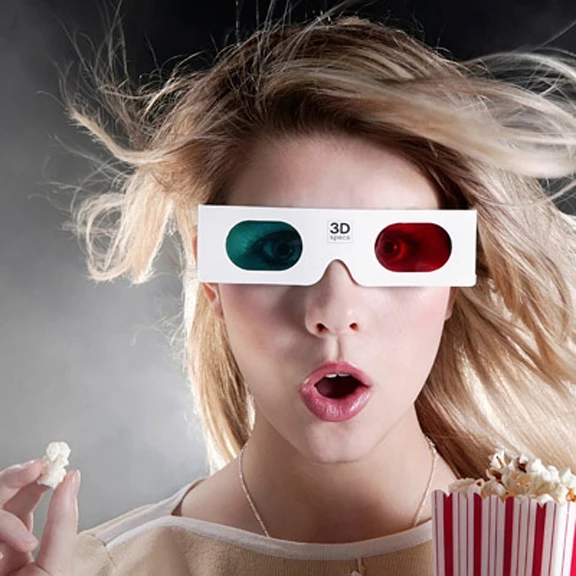 The Dualplex Display uses the same principle as ye olde time 3D glasses