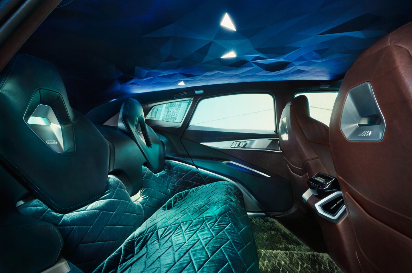 We assume the two-tone interior and artsy headliner will be removed in the production version