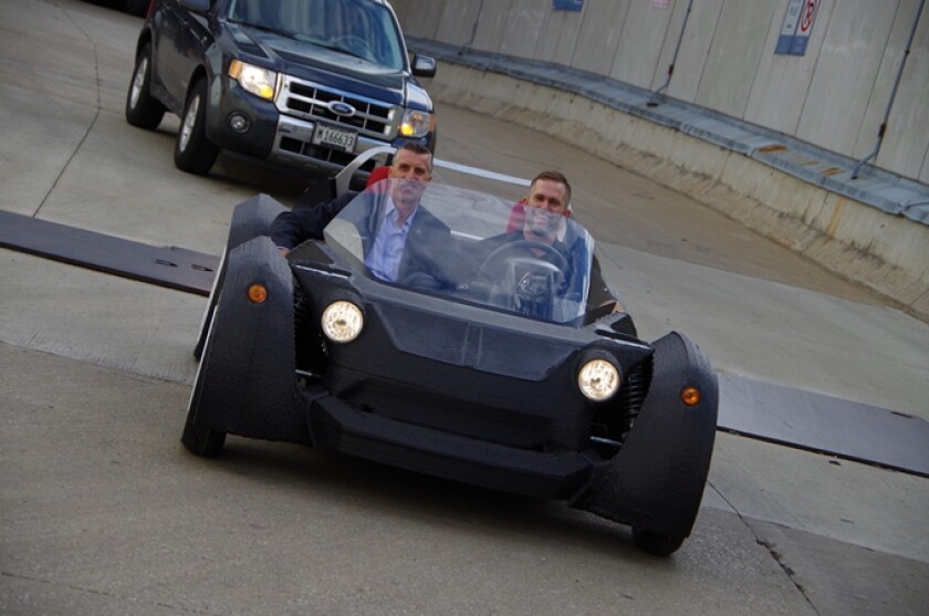 The car was fully functional and was driven following the build process