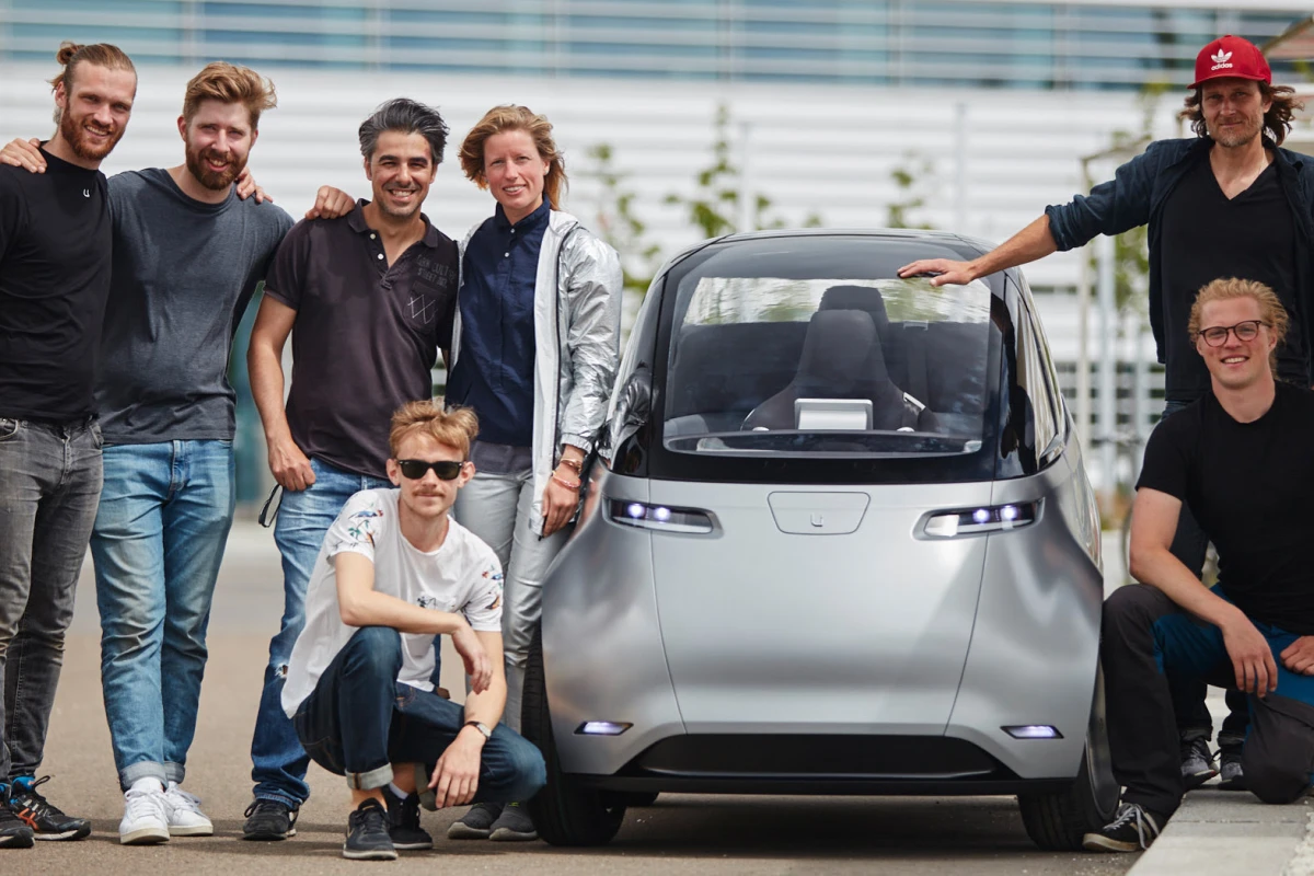 The Uniti team takes the One electric city car out for a test drive in the Swedish summer sun