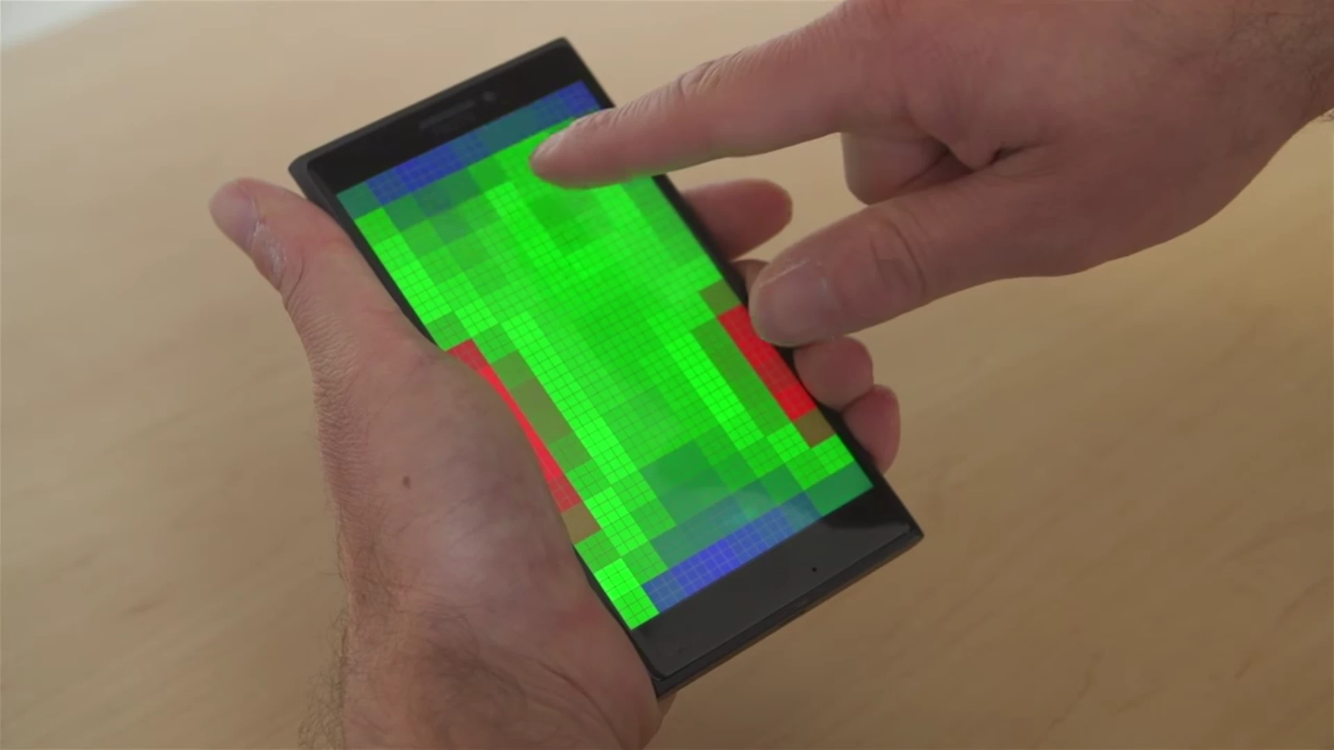 Microsoft Research is developing touchscreens that detect motion before you touch the screen