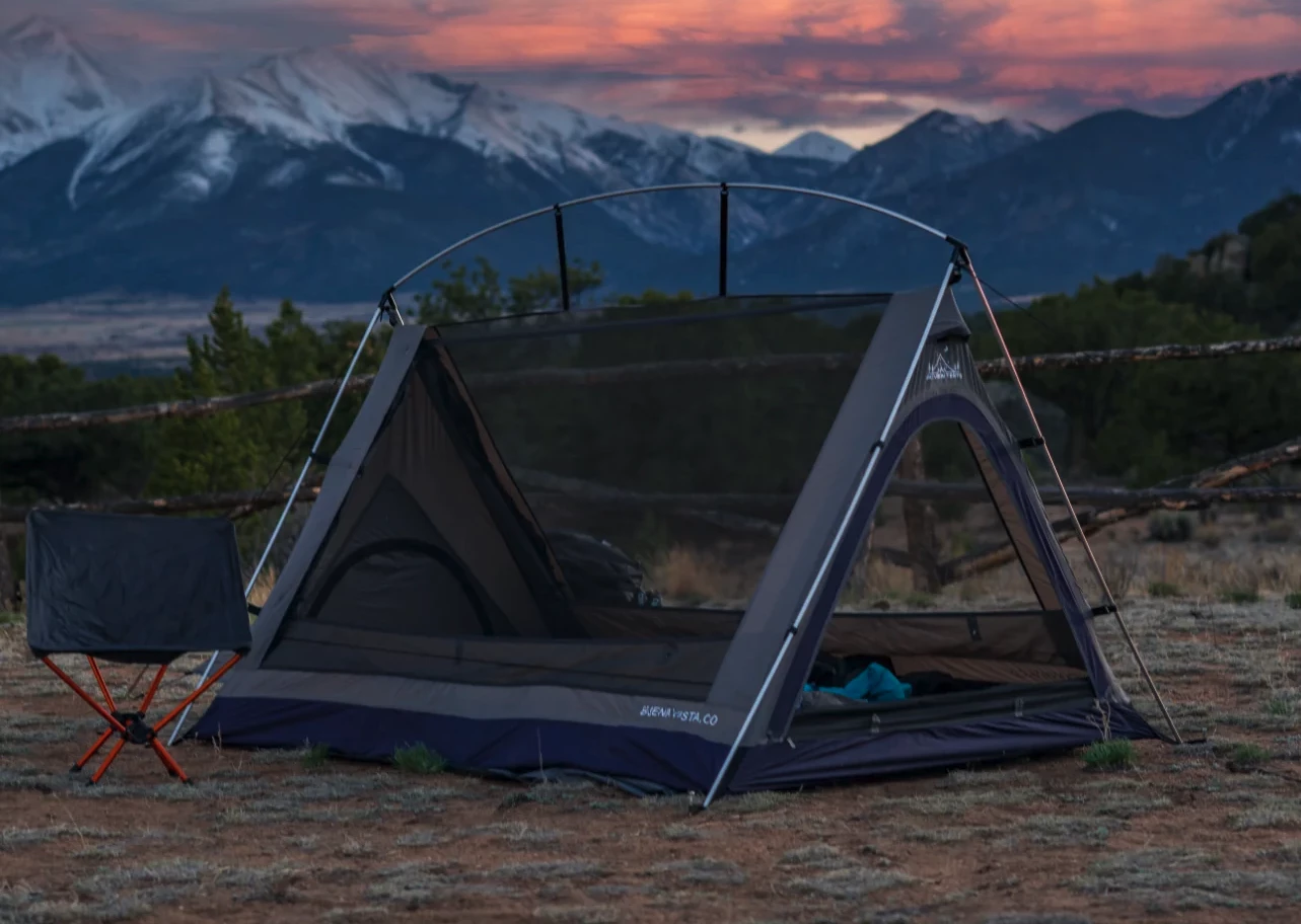 The newest member of the Sky View tent family, the Backpacker is a lightweight two-person tent designed to find those starry views that come with trekking to points rarely visited