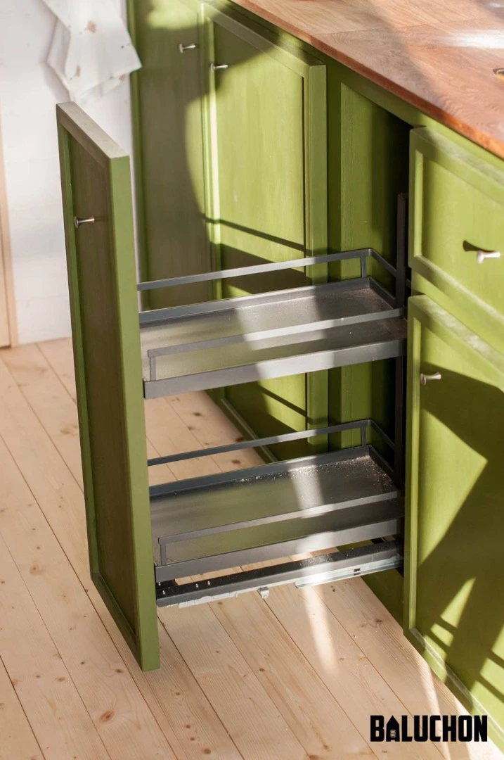 The Epona's kitchen includes quite a bit of storage space