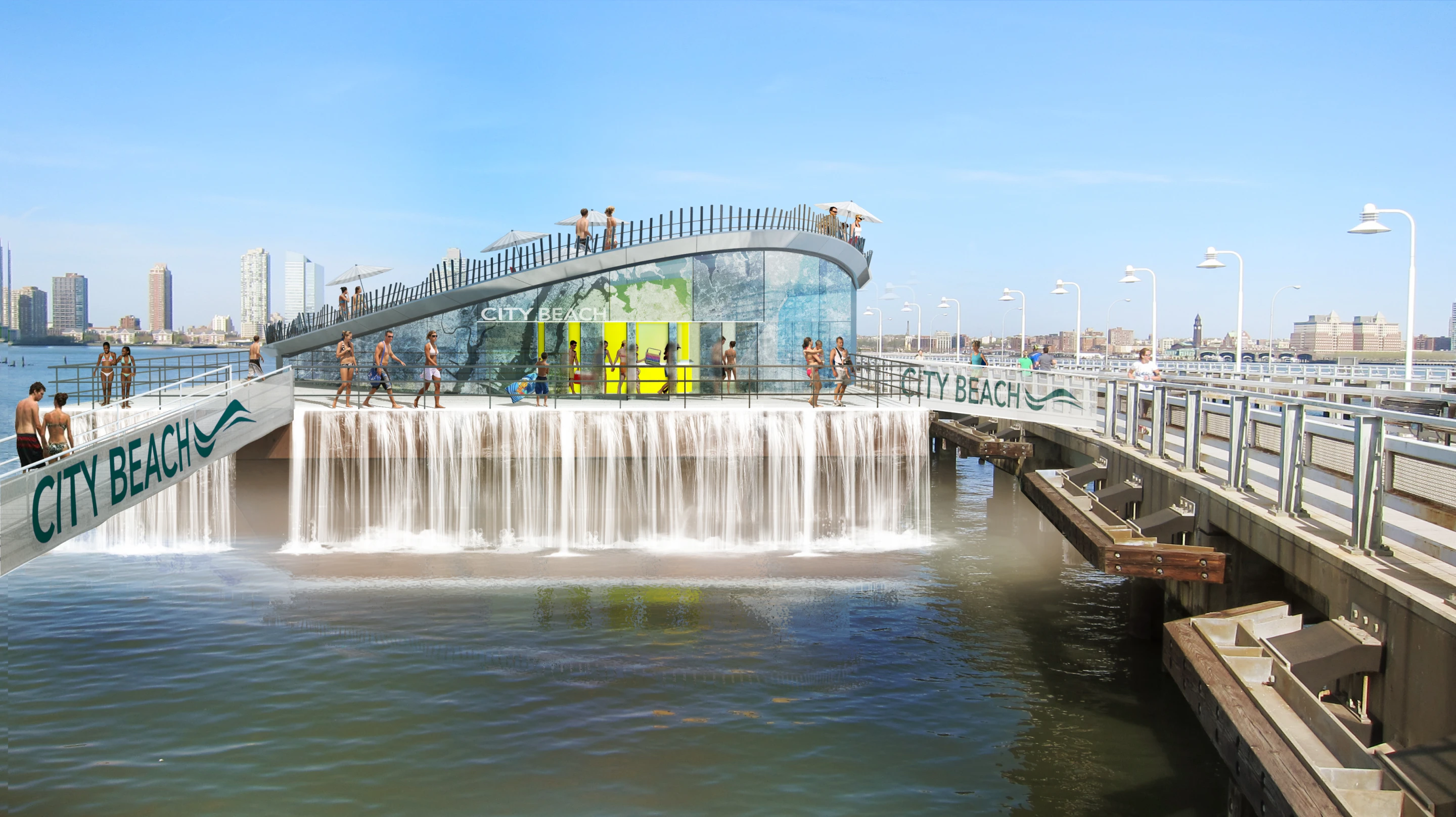 City Beach NYC, by designer Blayne Ross (Image: City Beach NYC)