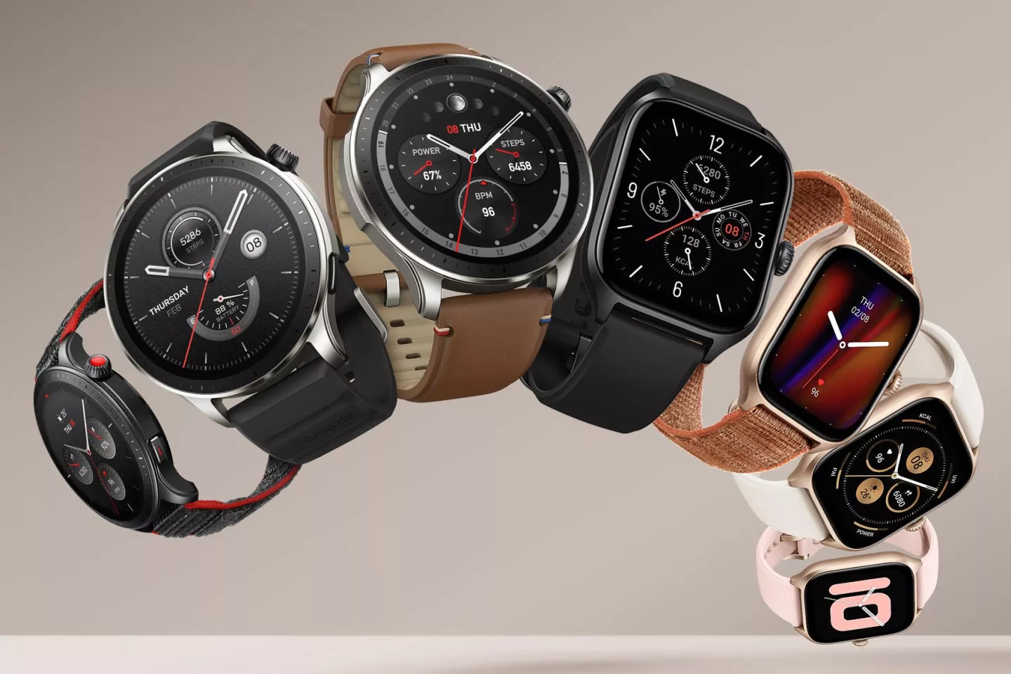 The Amazfit GT 4 series now includes the GTR 4, the GTS 4 and the GTS 4 Mini