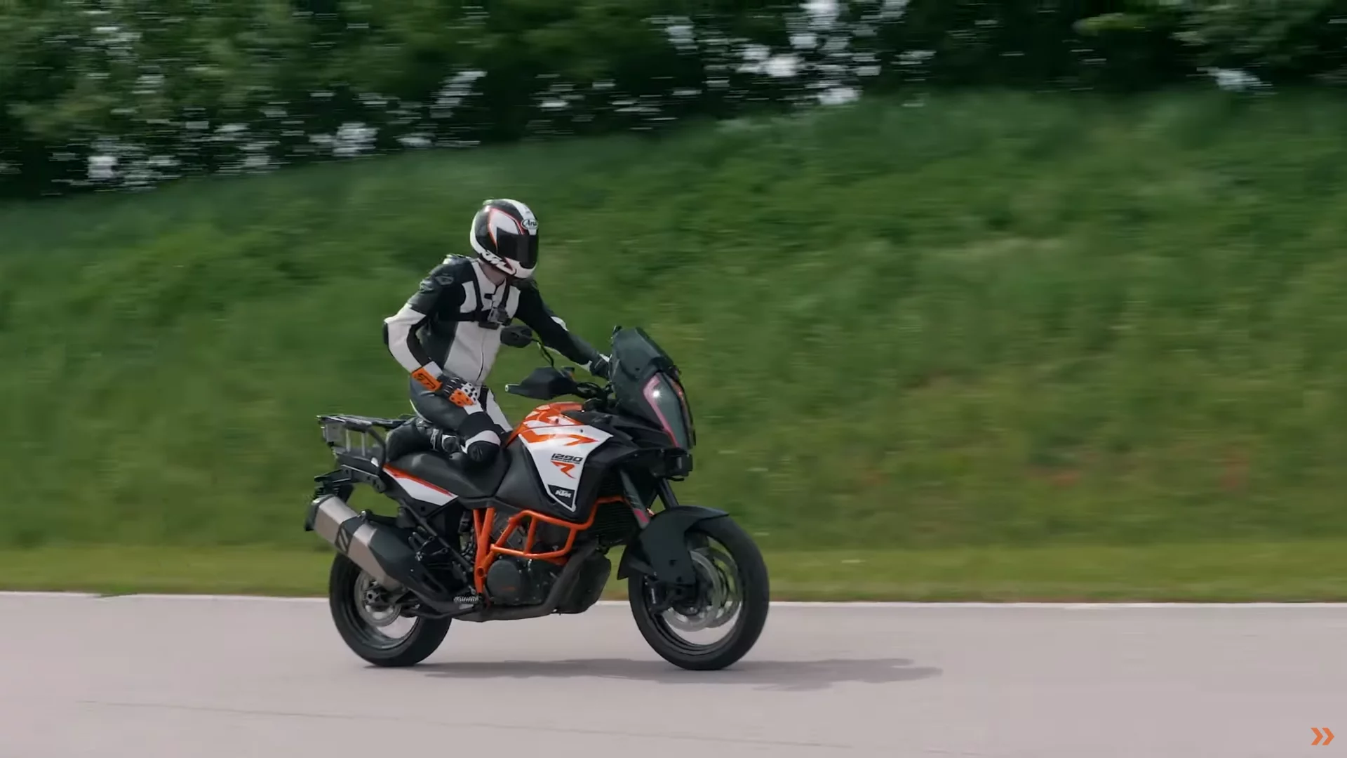 Adaptive cruise will work the brakes as well as throttle to keep a safe distance