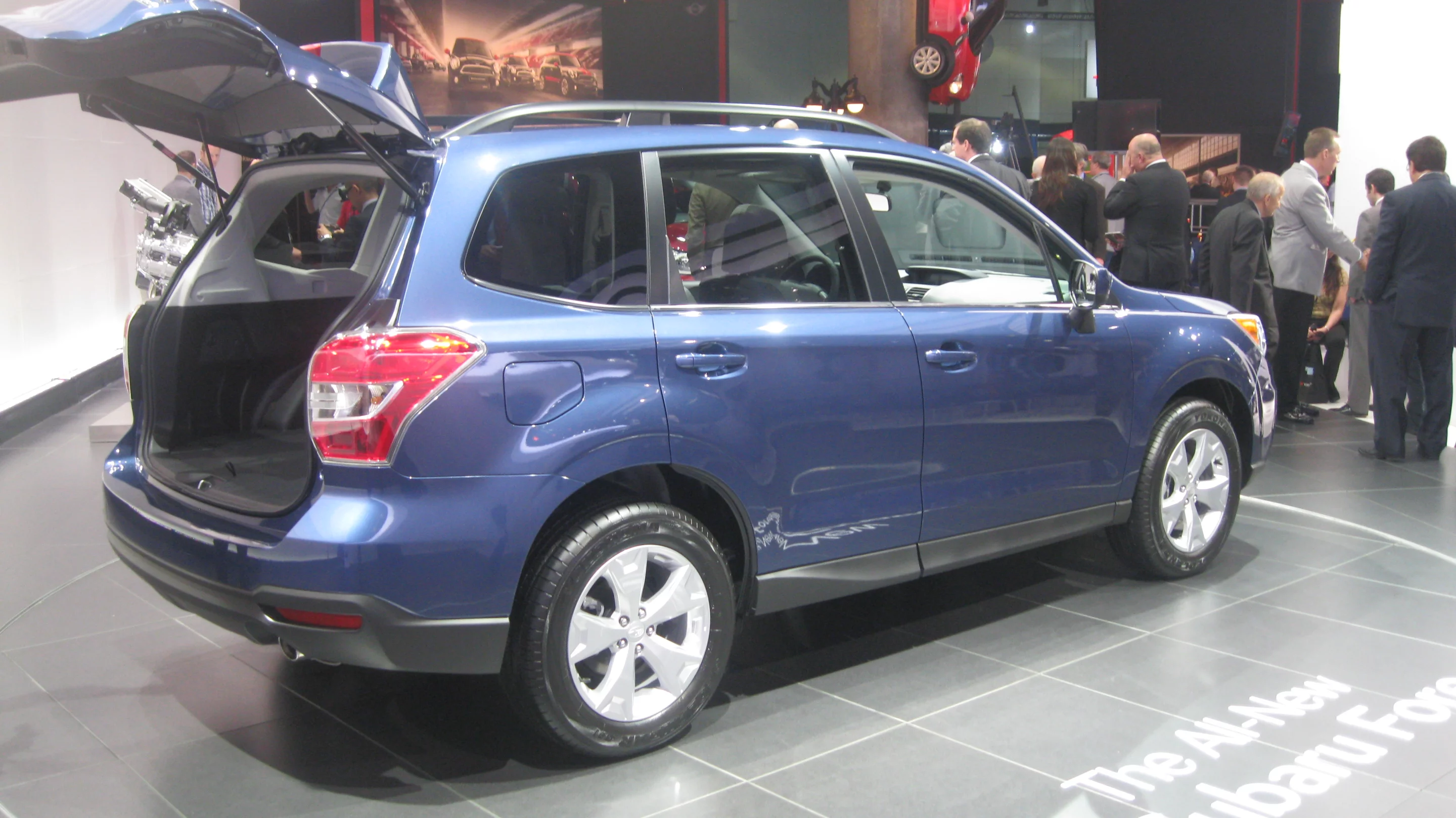 The new Forester has a variety of new features, including Eyesight and X-Mode