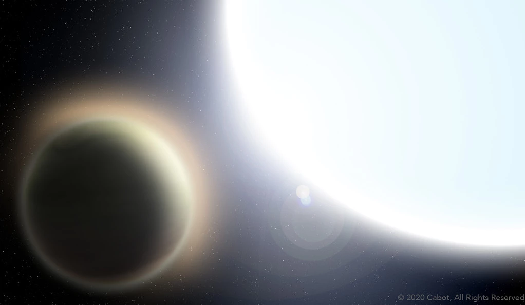 Artist's concept of MASCARA-2 b