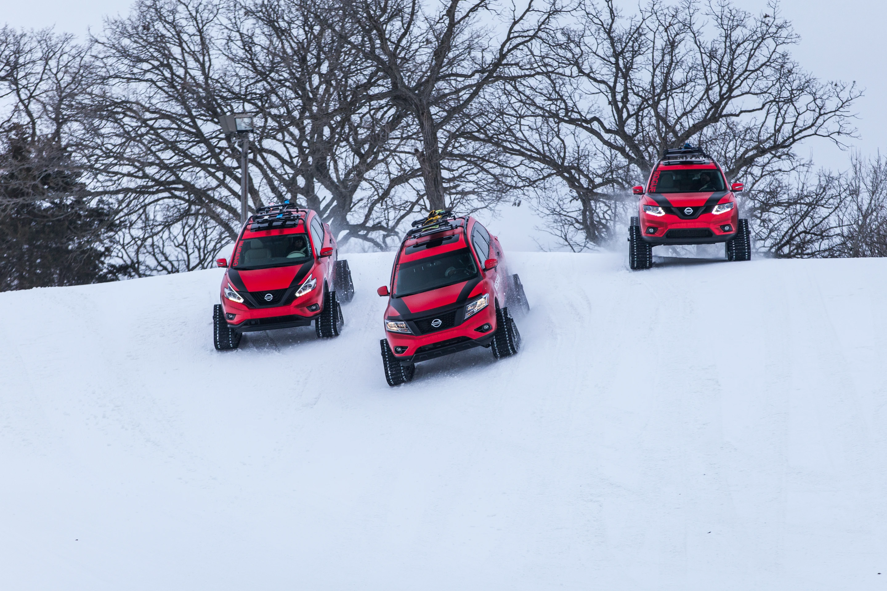 Nissan reveals a trio of Winter Warriors in time for the Chicago Auto Show