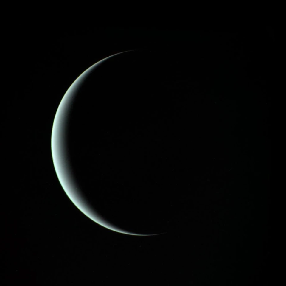 Uranus as seen from Voyager 2