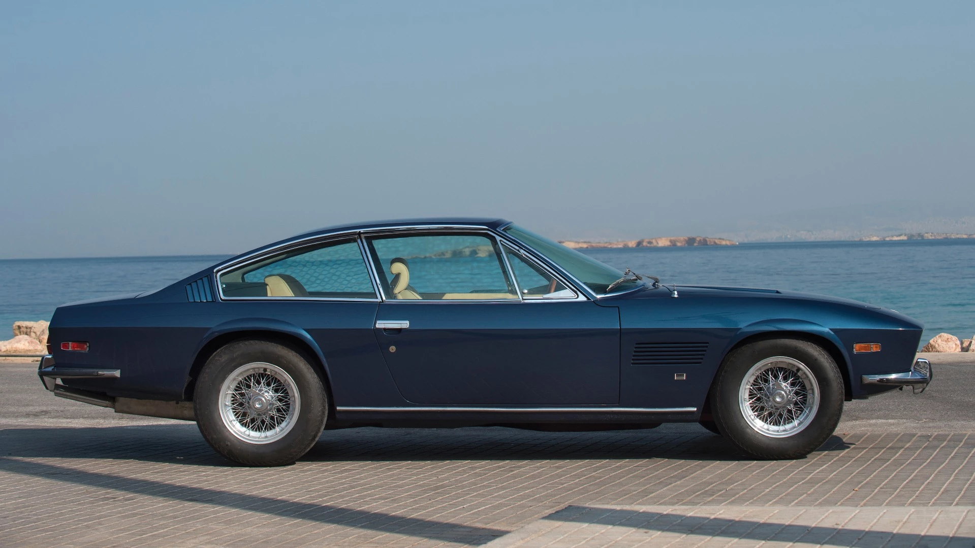 1972 Monteverdi 375L High Speed by Fissore | Winner: Goodwood Cartier Style et Luxe Concours d'Elegance | Owner: Colin Mullan from Middlesex, UK | Specifications: 7.2 litre V8 Chrysler engine • 375 horsepower • Chrysler torque flight automatic gearbox • Independent front suspension, rear suspension with De Dion tube • Disc brakes all round. Please note this is not Colin Mullan's car which won the Goodwood Cartier Style et Luxe Concours d'Elegance. This is a very similar car which was auctioned by RM-Sothebys and is used for illustration purposes only