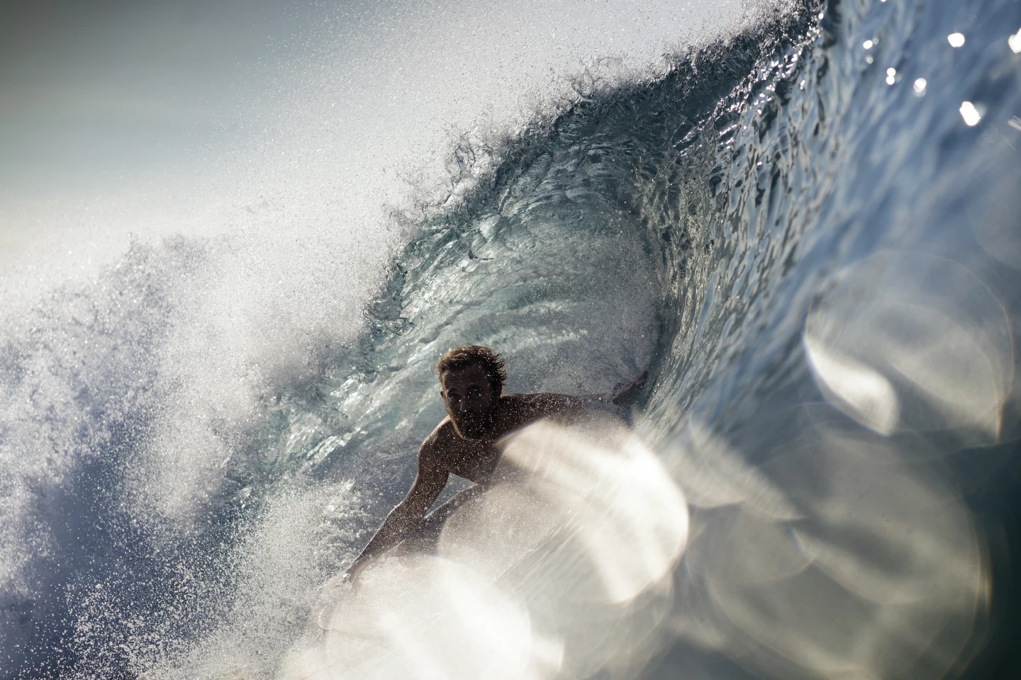 Sports category finalist: Sunrise Bokeh BarrelA warm water, early morning, backlit bokeh barrel, shooting fast moving subjects with such a shallow depth of field is not easy, the A7III tracked focus like a boss! Category: Sports Camera: Alpha 7 III Lens: FE 85mm F1.8 Lens Focal length: 85mm Shutter speed: 1/2500s Aperture: ƒ/4.5 ISO: 100
