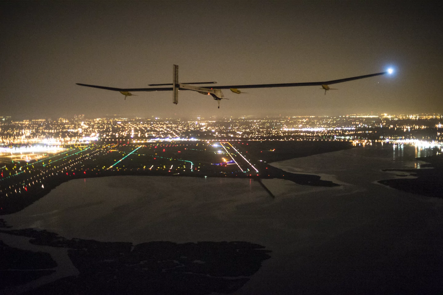 Touchdown at New York's JFK International Airport (Photo: Solar Impulse)