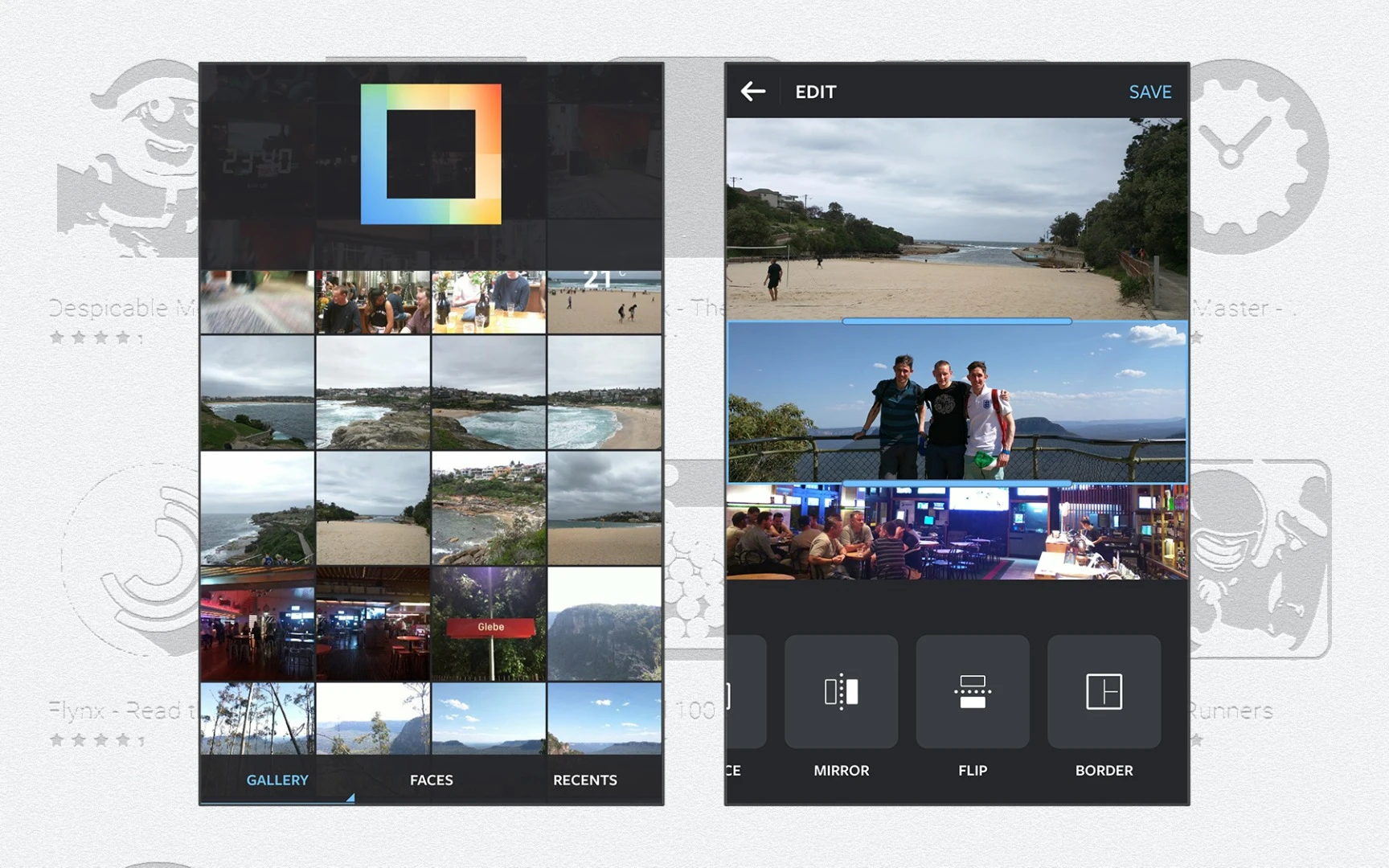 Layout is a simple collage maker from Instagram