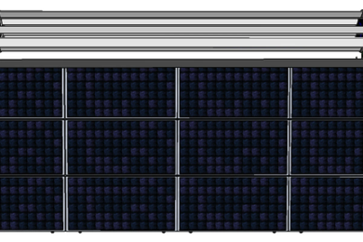 The primary niche is to clip the generator to the top of existing solar panels in large arrays