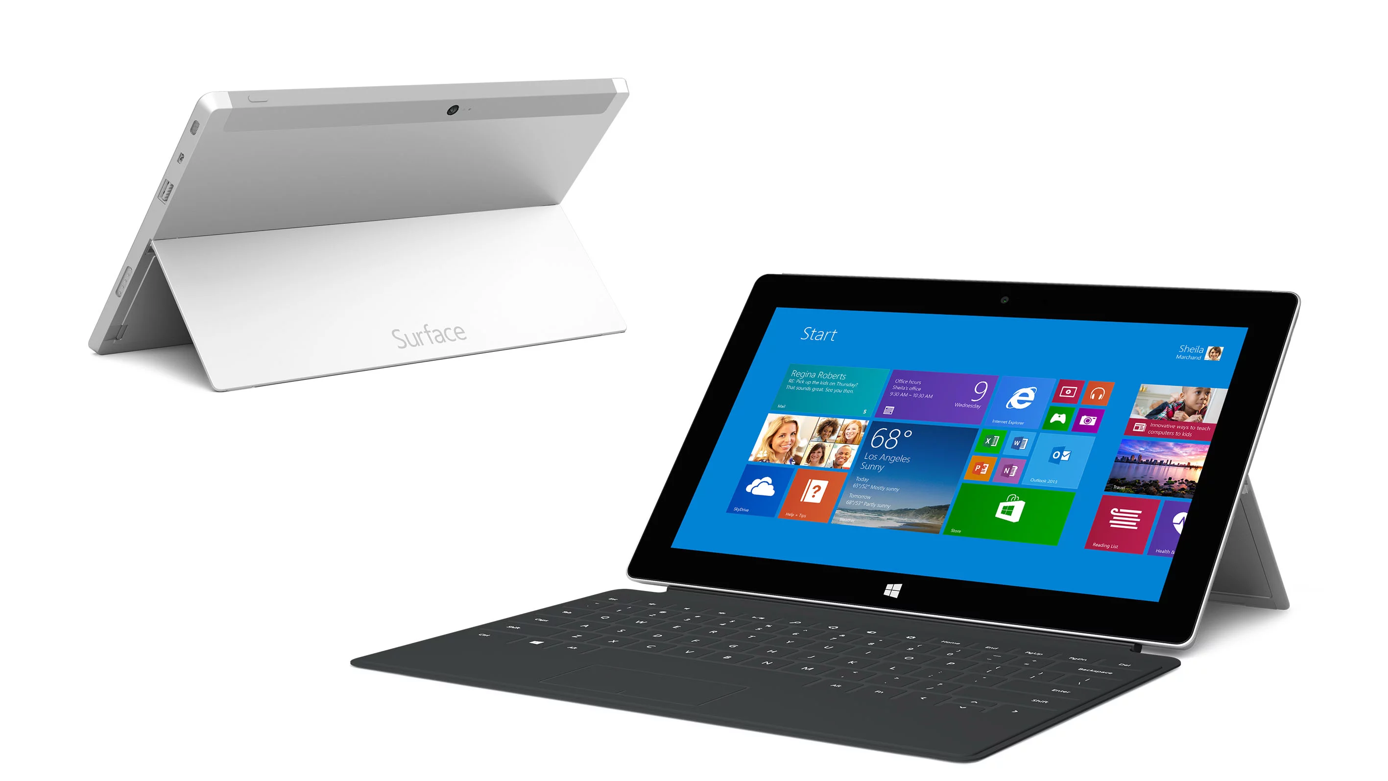 The Surface 2 now comes in silver, but it still runs the limited Windows RT