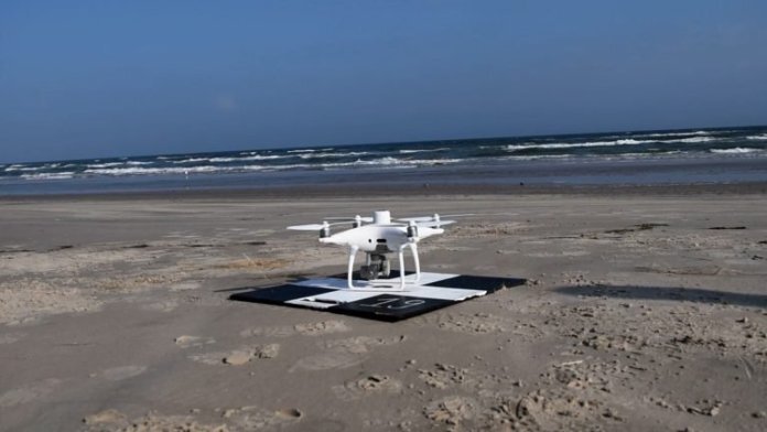 One of the DJI quadcopters utilized in the study