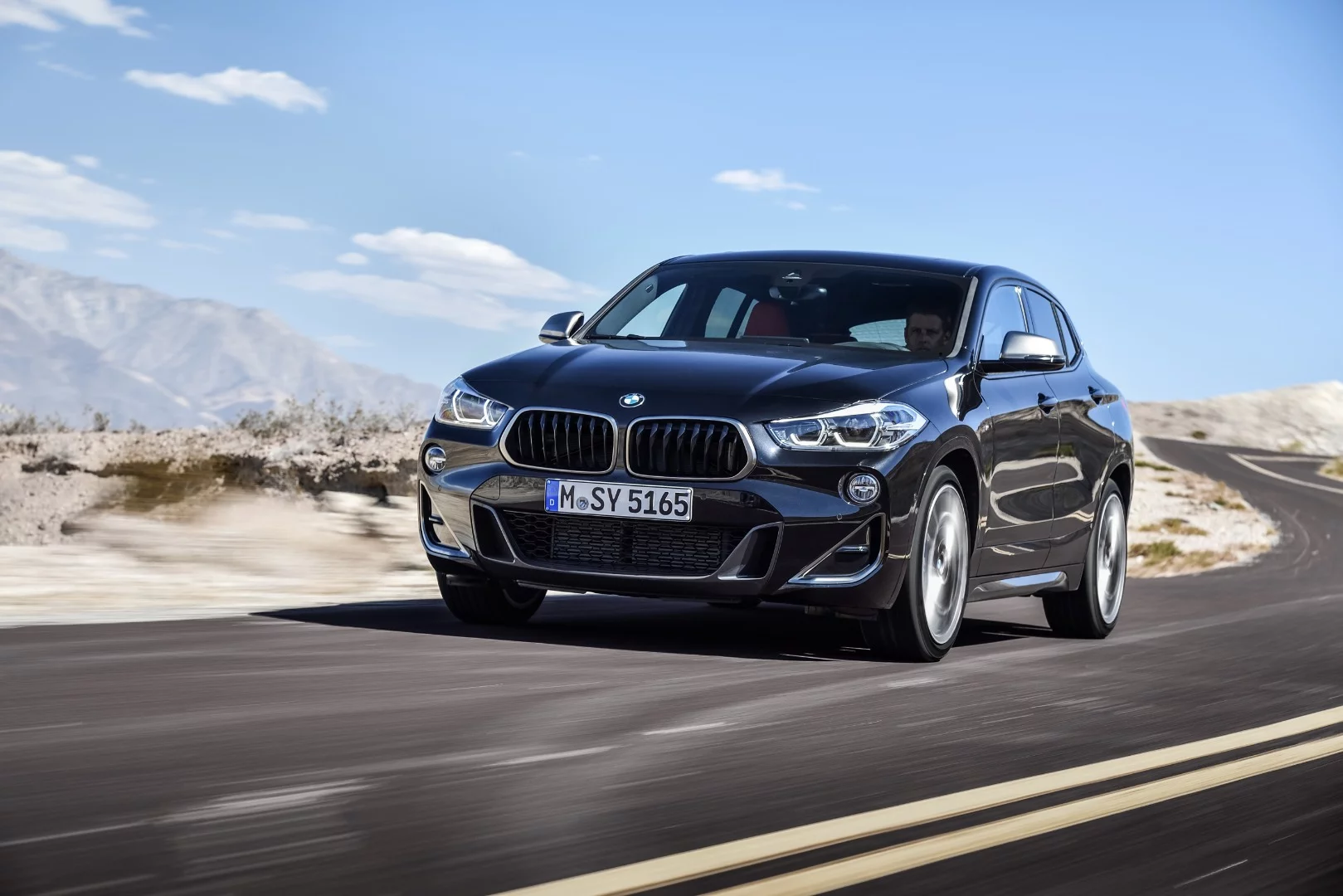 The M35i's two-stage adaptive suspension has been tweaked to match its M Sport bodykit