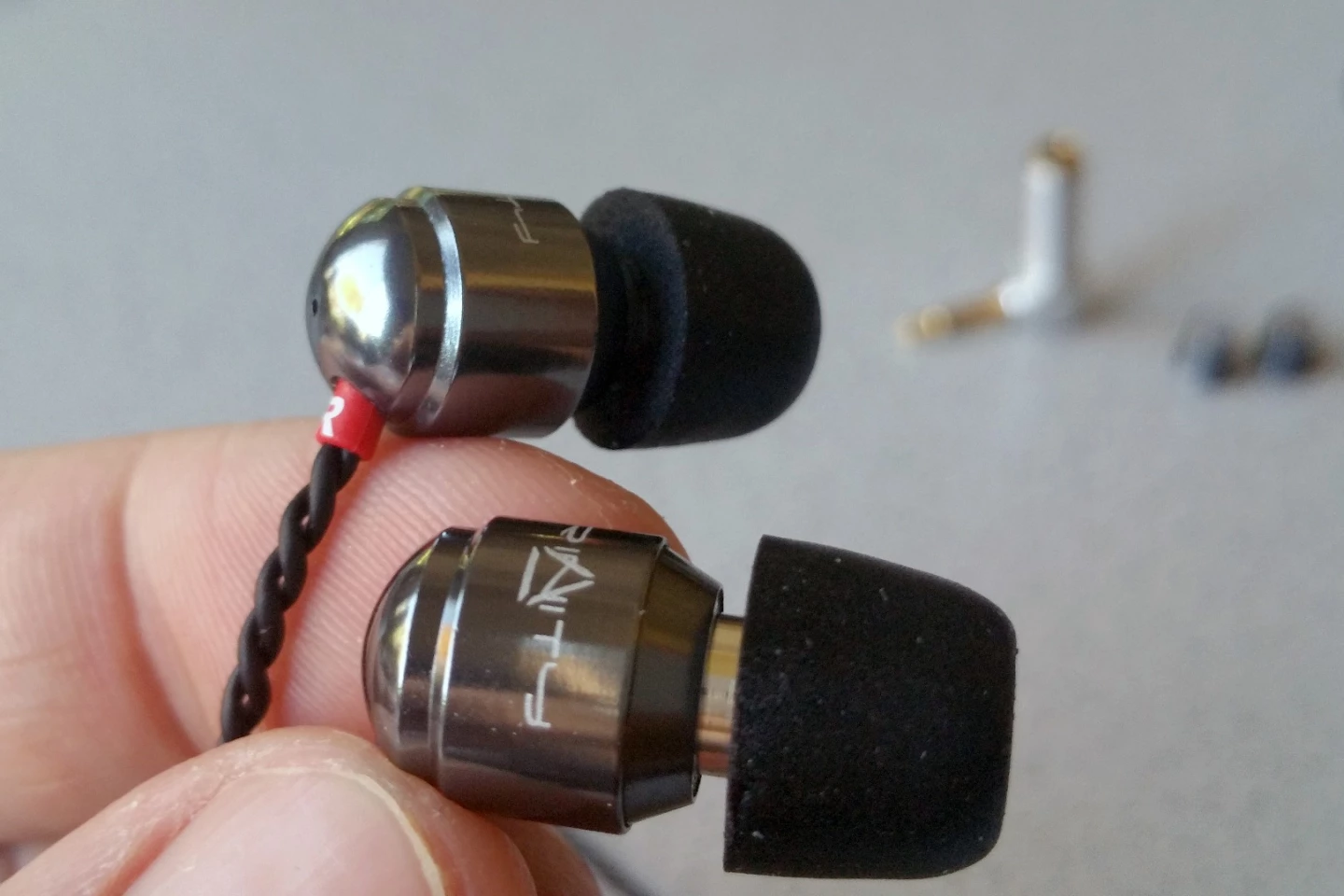 The Trinity Audio Delta IEMs are constructed of lightweight, CNC machined aluminum