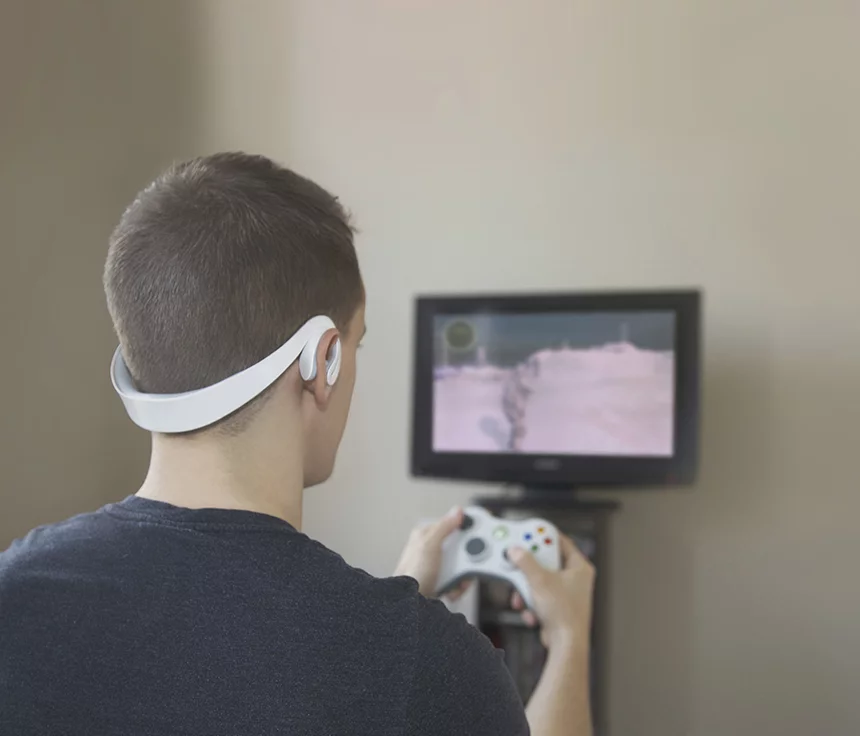 Designer Sam Matson has created a headset that increases the difficulty of a game the more angry a player gets