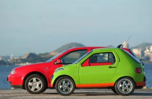The Obvio! 828 is quite small compared to normal-szied cars