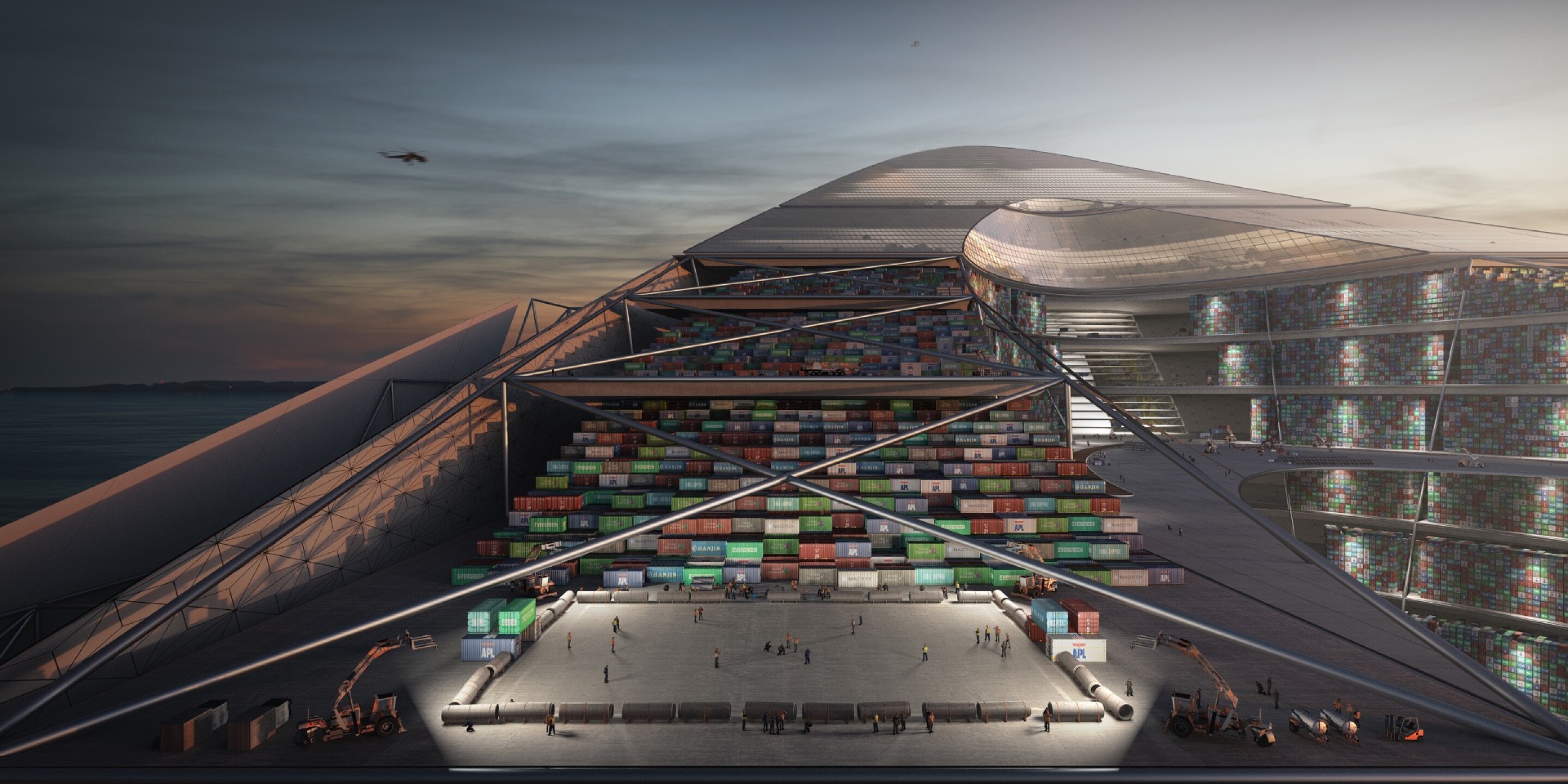 Gallery Posthuman asteroid city amongst winners in Jacques Rougerie