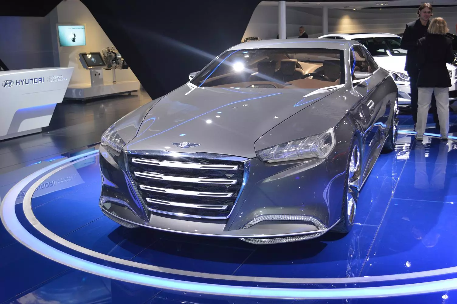 The Hyundai HDC-14 Genesis concept at the North American International Auto Show