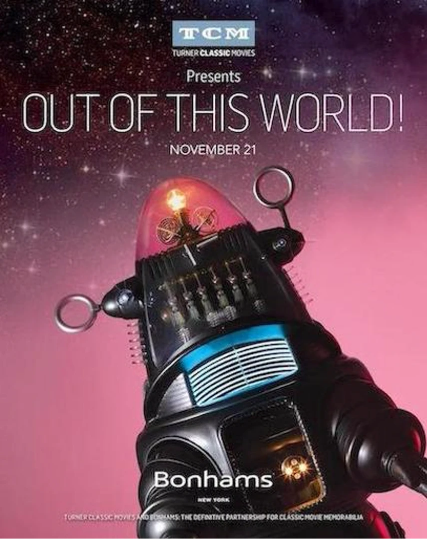 Robby the Robot is a featured it in Bonhams' Out of this World sale