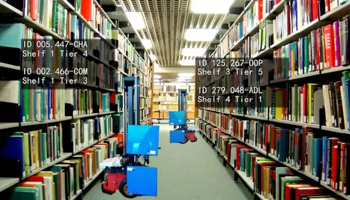 With the help of this robot, librarians no longer have to waste their time looking for misplaced books