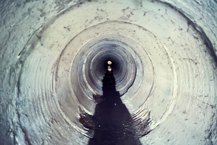 Over time, acids produced by bacteria in wastewater cause concrete sewage pipes to crack and ultimately fail